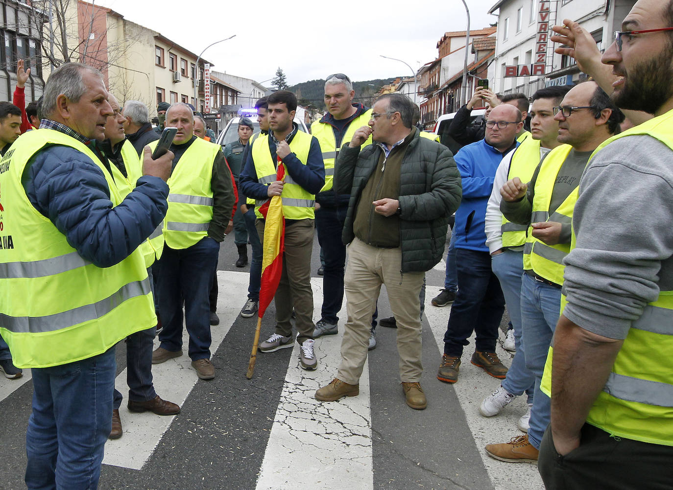 El corte de la travesía de San Rafael, en imágenes