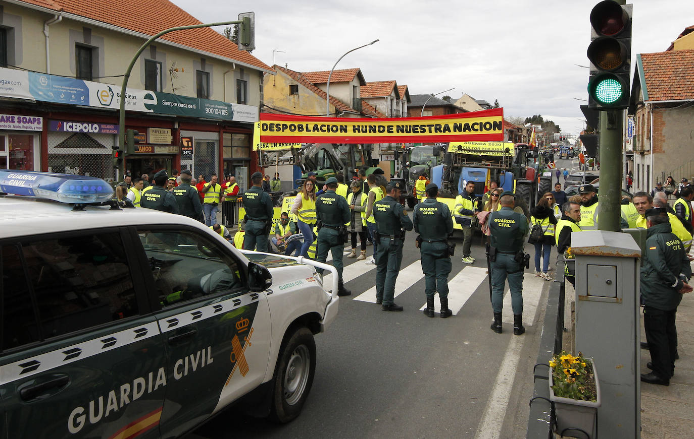 El corte de la travesía de San Rafael, en imágenes