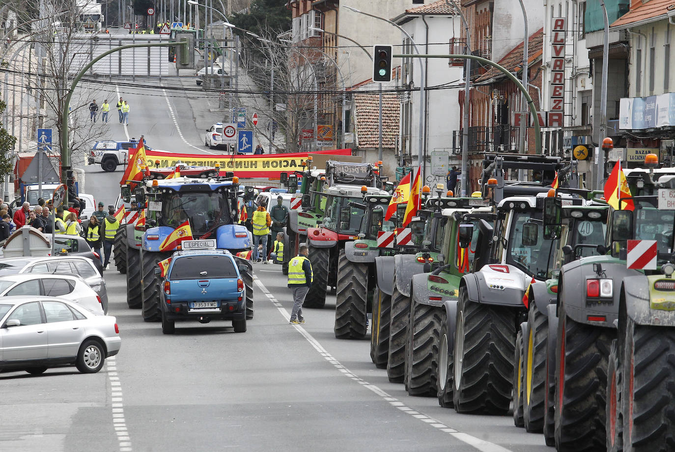 El corte de la travesía de San Rafael, en imágenes