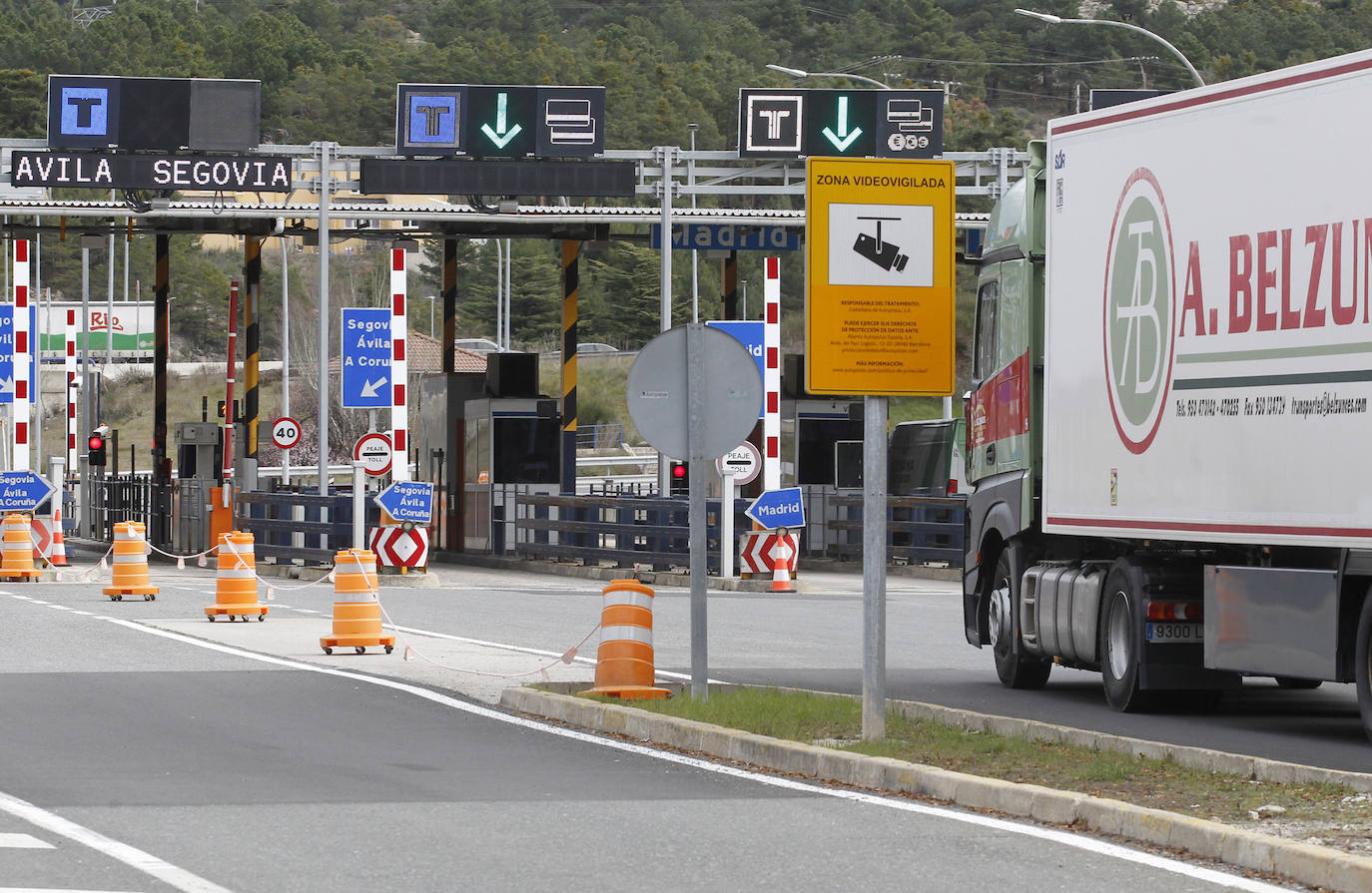 El corte de la travesía de San Rafael, en imágenes