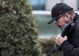 Koldo García, exasesor del exministro socialista José Luis Ábalos, ayer, a la salida de la Audiencia Nacional.