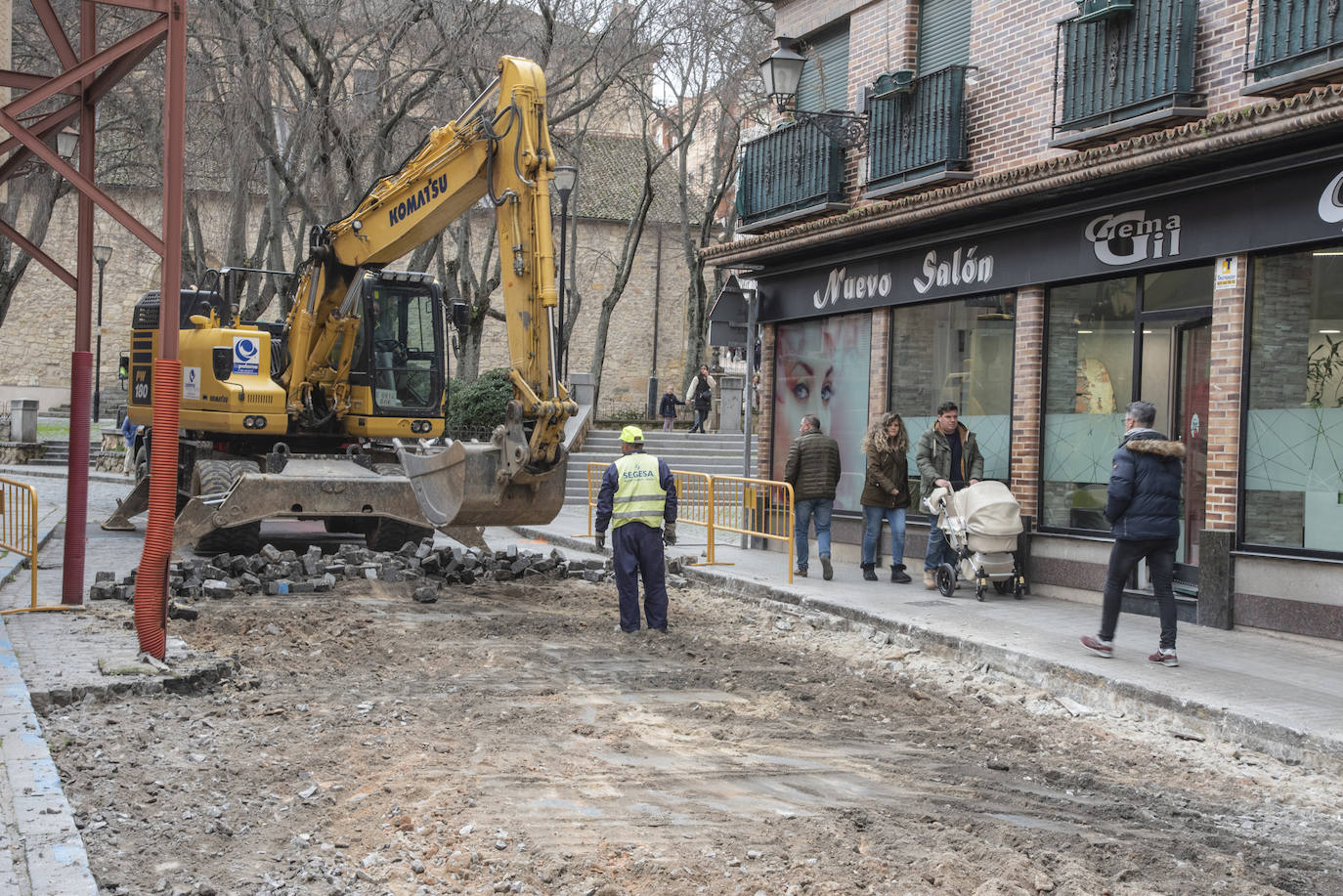 El inicio de las obras de Blanca de Silos, en imágenes