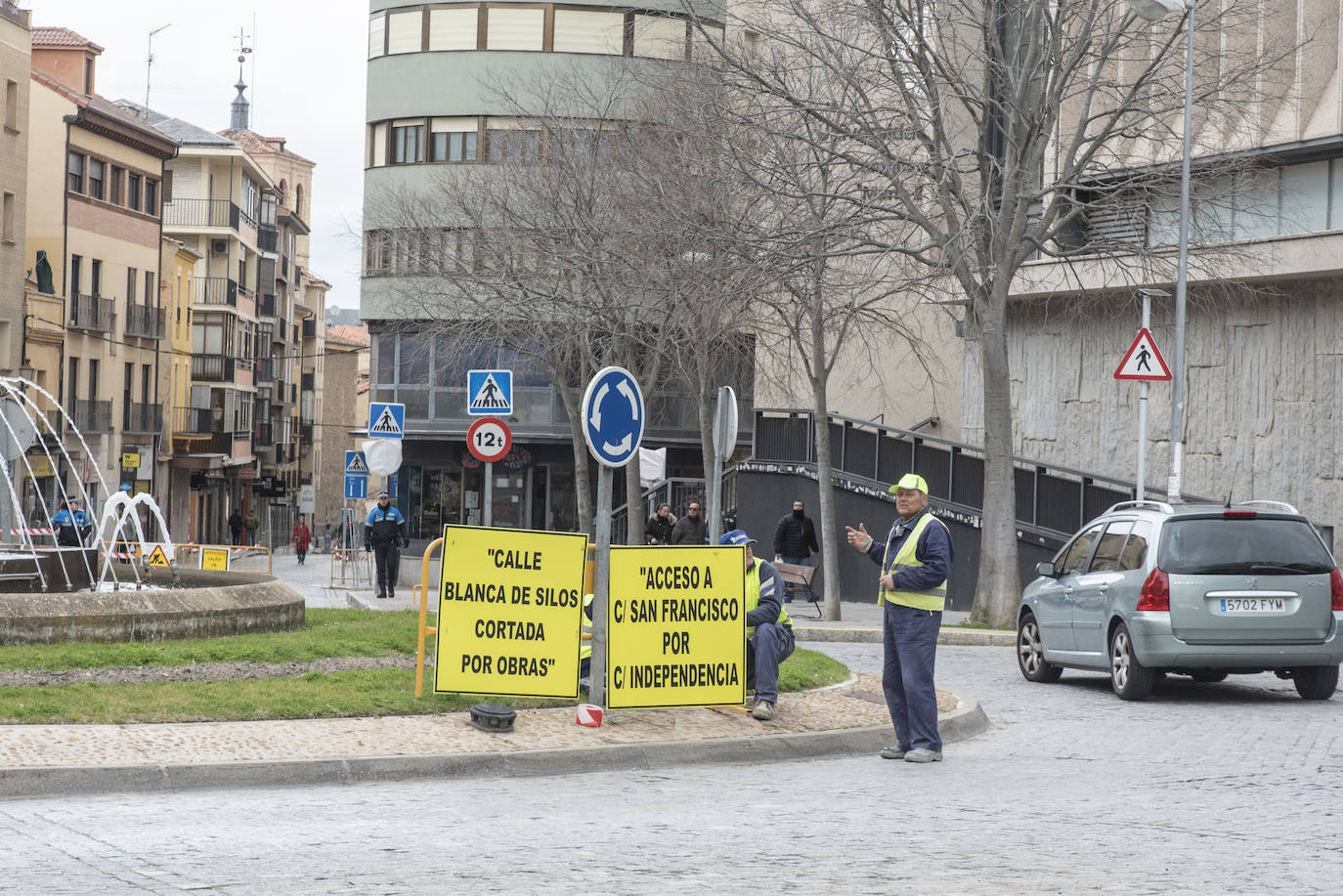 El inicio de las obras de Blanca de Silos, en imágenes