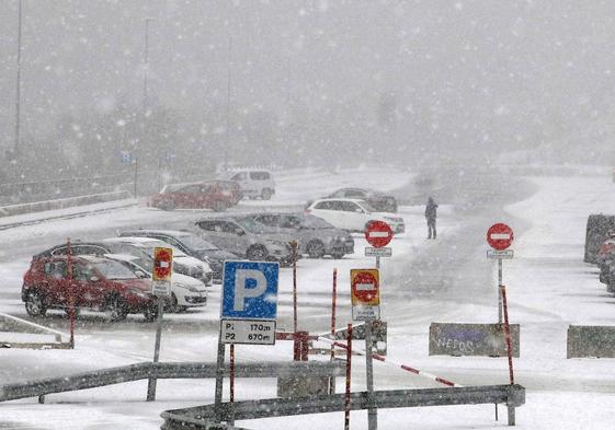 Carreteras nevadas en una imagen de archivo.