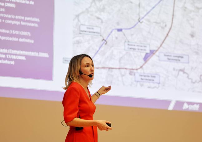 Montse Rallo, durante su presentación.