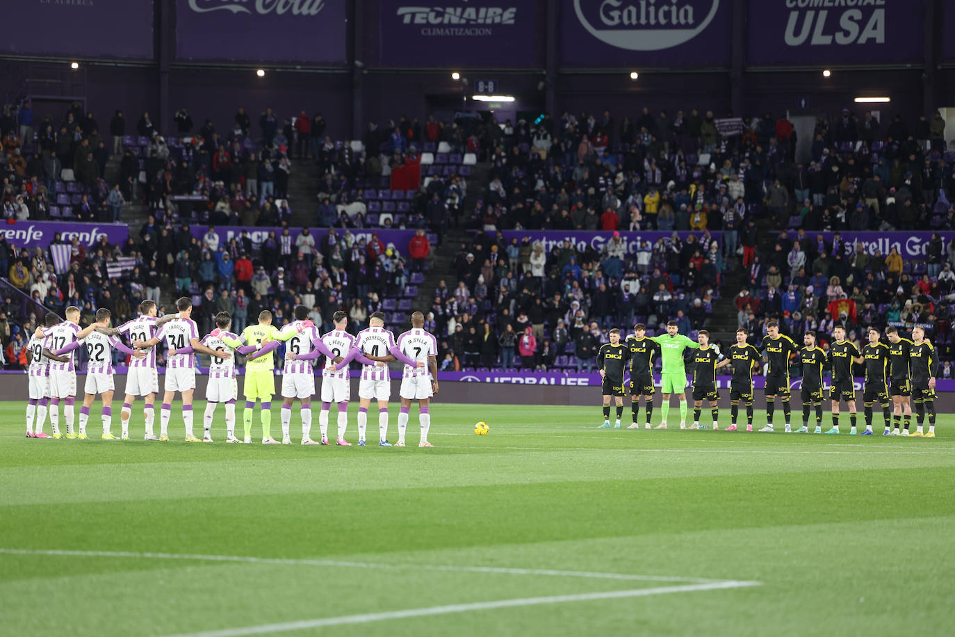 Las imágenes del partido entre el Real Valladolid y el Real Oviedo