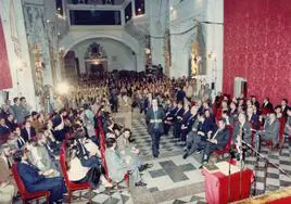 Sesión constitutiva de las Cortes de Castilla y León en Tordesillas, el 21 de mayo de 1983.