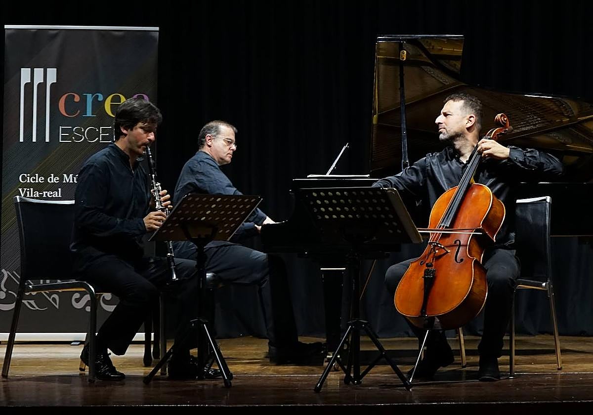 Luis Fernández Castelló, David y Carlos Apellániz.