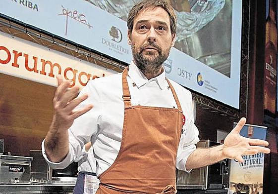 El chef vallisoletano Miguel Ángel de la Cruz, de La Botica de Matapozuelos.