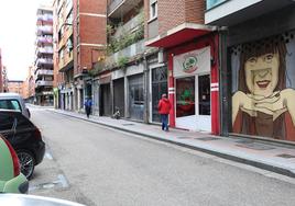 Calle Rizarzuela de la capital palentina.