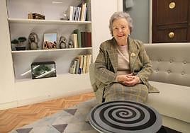 La actriz María Galiana en el Teatro Juan Bravo de Segovia.