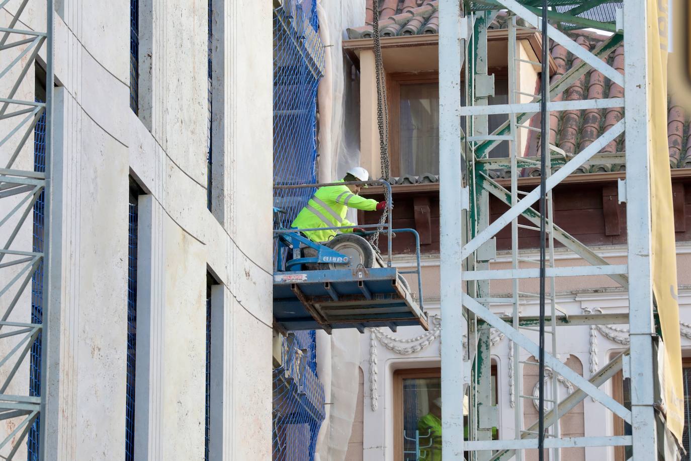 Las imágenes de las obras de remodelación en el antiguo El Corte Inglés