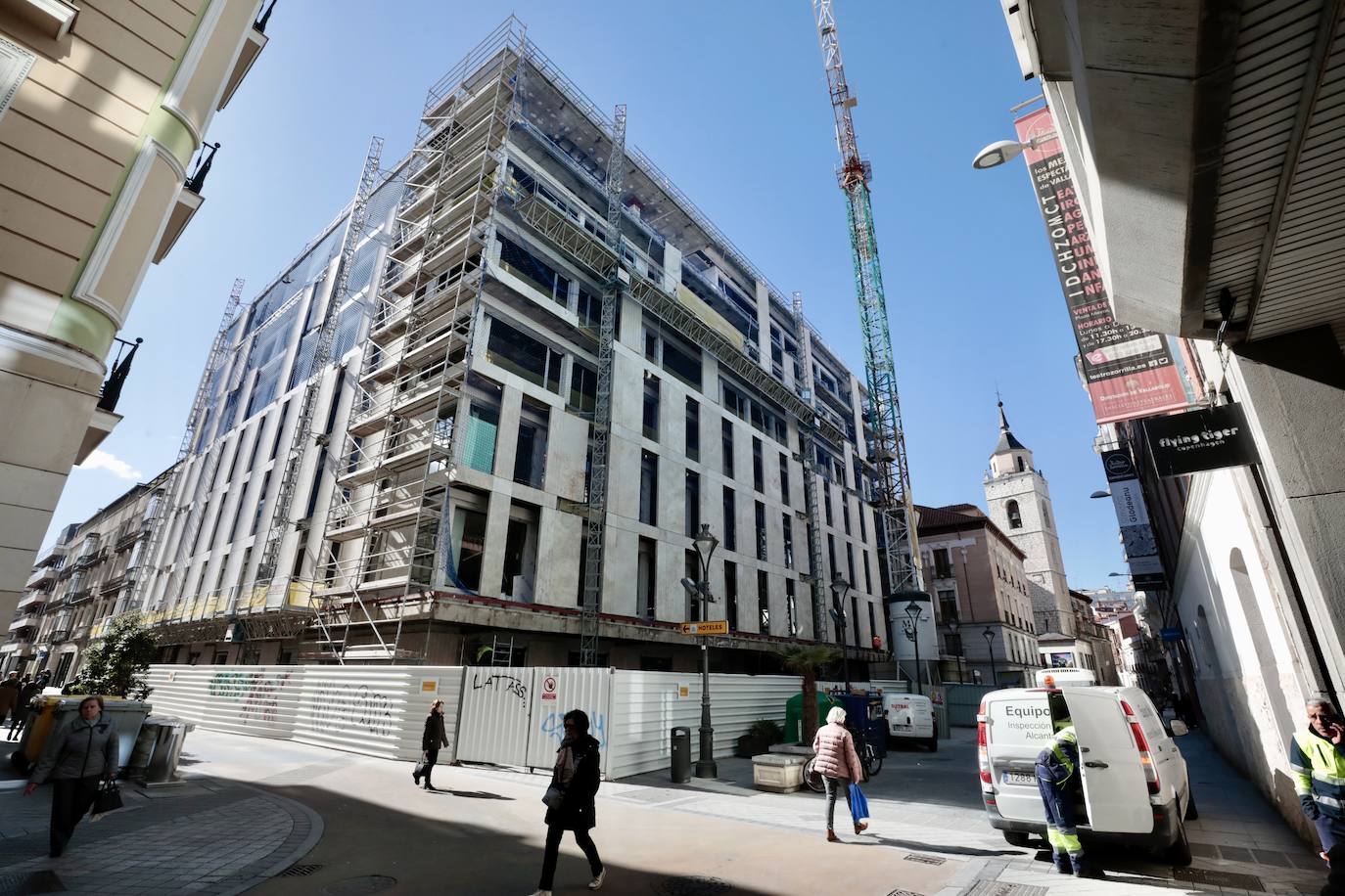 Las imágenes de las obras de remodelación en el antiguo El Corte Inglés