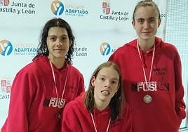 Marta Fernández después de la competición.