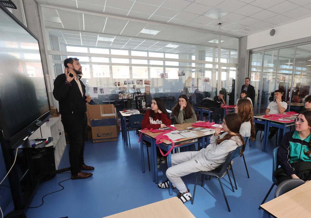 Sesión informativa sobre orientación universitaria celebrada hoy en La Salle.