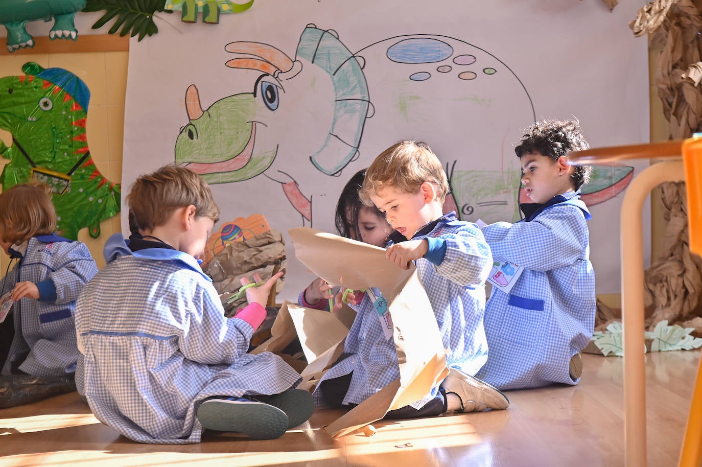 Alumnos de Infantil del CCV Maristas.