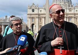 Argüello y Omella, en una imagen de archivo.