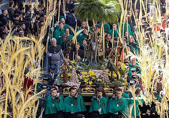 Procesión de la Borriquilla de Valladolid.