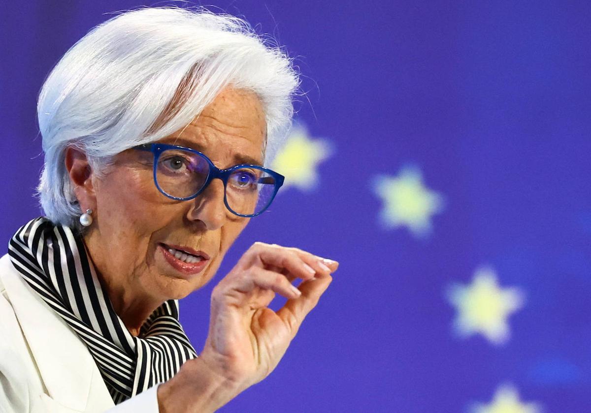 Christine Lagarde, presidente del BCE.