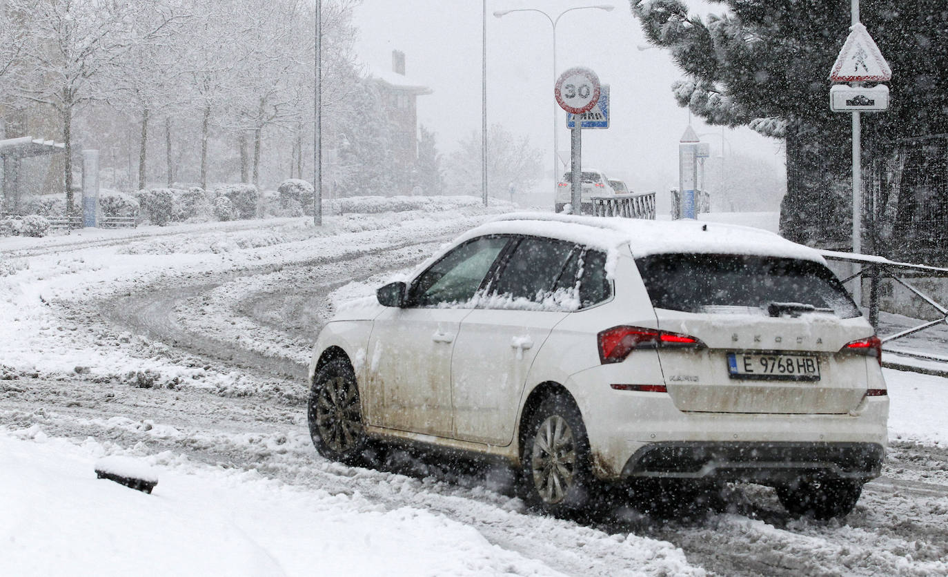 Fotografías de la nevada en Segovia capital