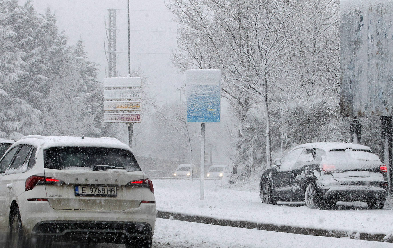 Fotografías de la nevada en Segovia capital