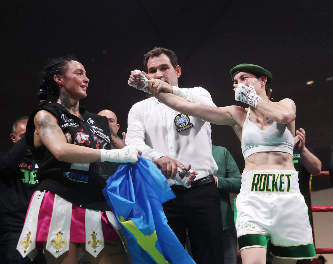 Las imágenes del combate de Isa Rivero en la Cúpula del Milenio