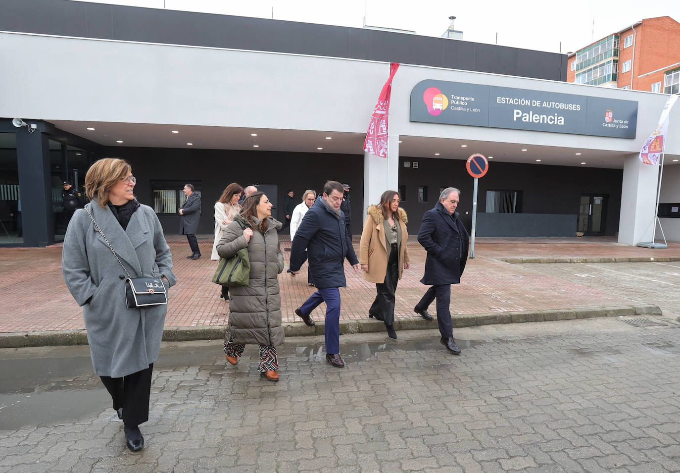 Mañueco inaugura la nueva estación de autobuses de Palencia