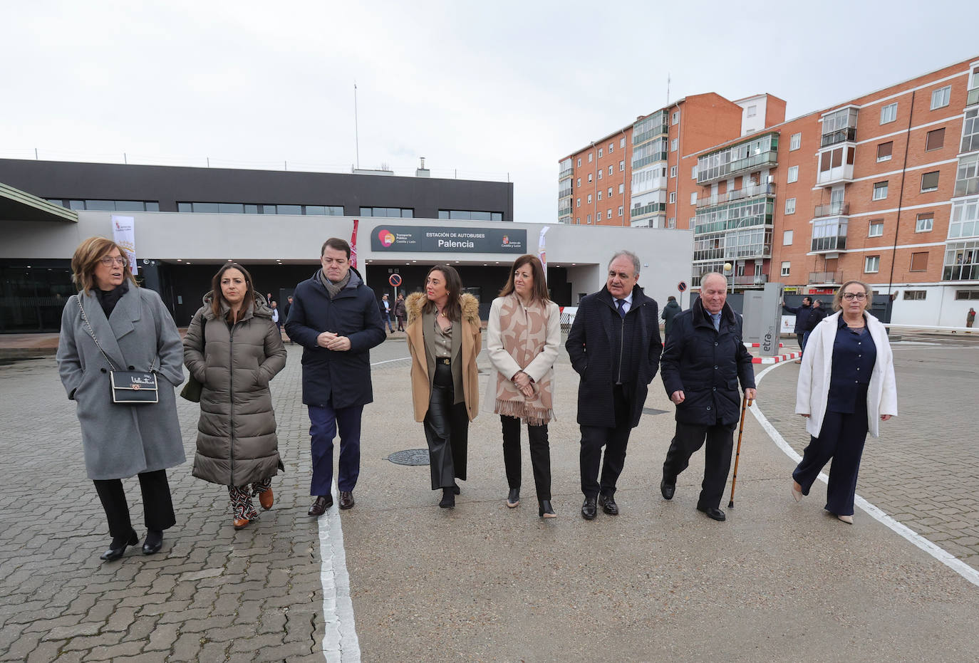 Mañueco inaugura la nueva estación de autobuses de Palencia