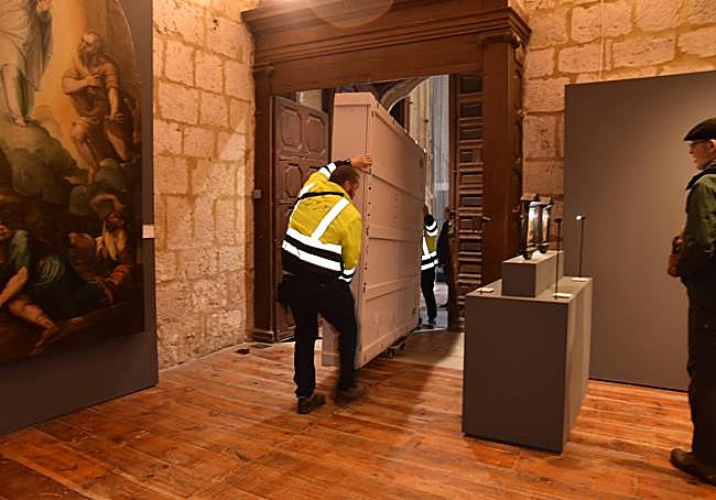 Traslado de la obra a la Catedral de Palencia.