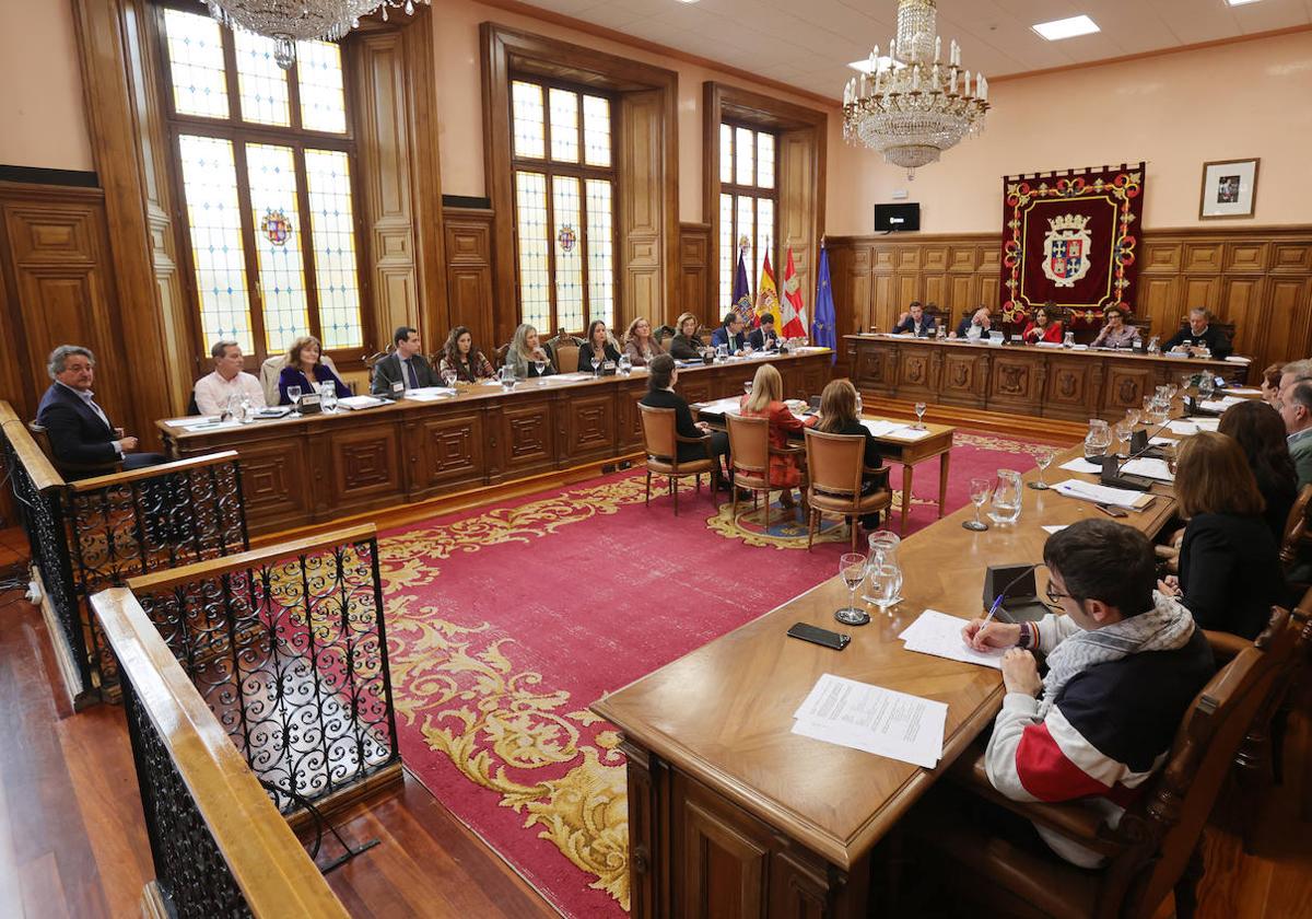 Pleno del Ayuntameinto de Palencia.