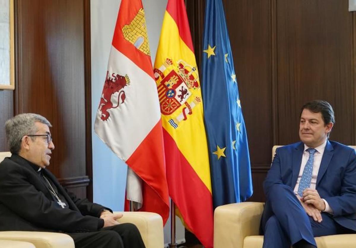 Encuentro anterior entre Luis Argüello y Alfonso Fernández Mañueco.