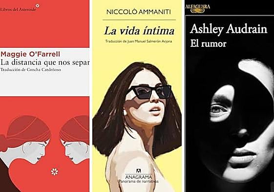 Portadas de los tres libros recomendados de la semana.