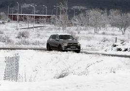 Imagen de las nevadas en Segovia el fin de semana pasado.