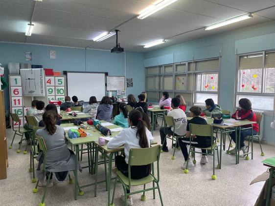 Alumnos de 6º de primaria del CEIP Narciso Alonso Cortés