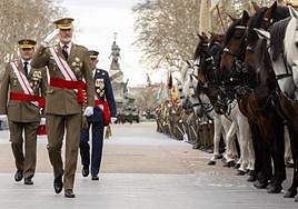 Felipe VI preside la celebración del 375º aniversario del Regimiento de Caballería Farnesio nº12