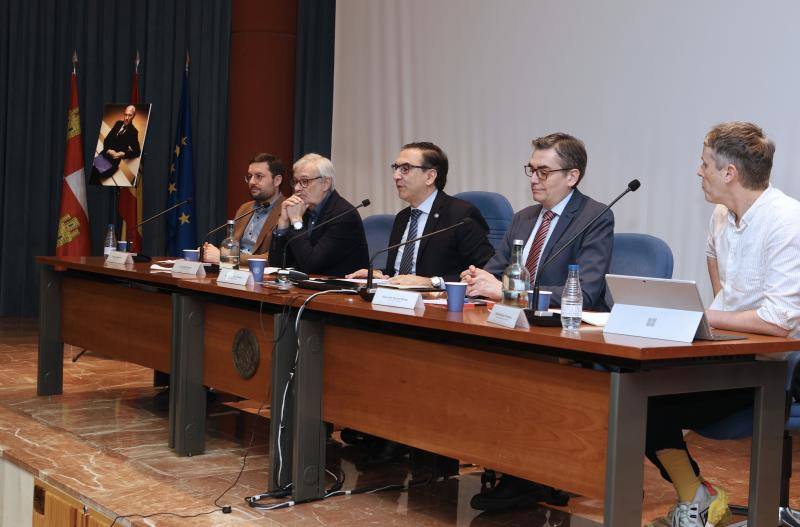 Desde la izquierda, Luis Araus, Luis Vasallo, Fernando Gutiérrez, Jesús Pascual y Pablo Martínez.