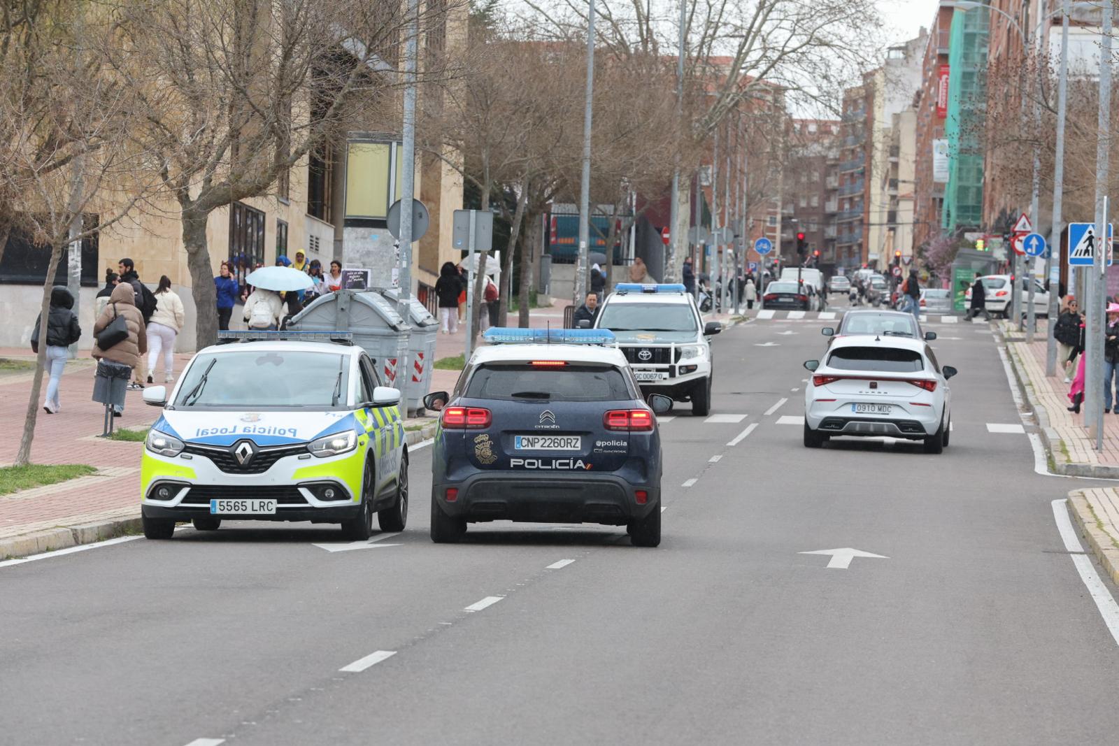 Despliegue policial en Salamanca tras fugarse un preso