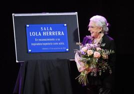 La actriz vallisoletana Lola Herrera.