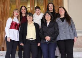 Las integrantes de Dialogasex, asociación que ha obtenido el premio del 8M en Valladolid.