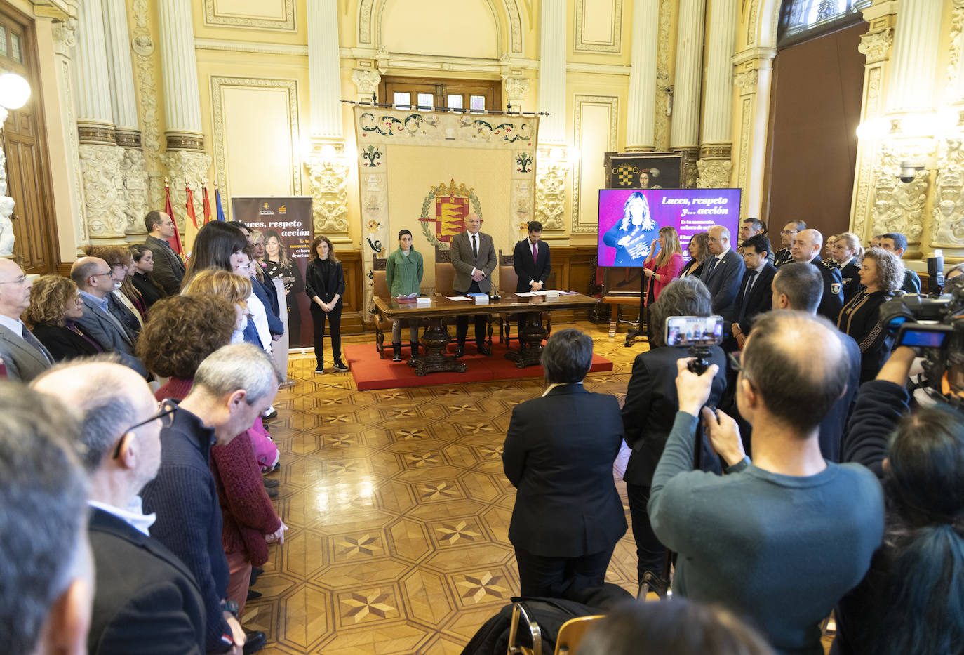 Las imágenes del acto institucional en el Ayuntamiento por el Día de la mujer