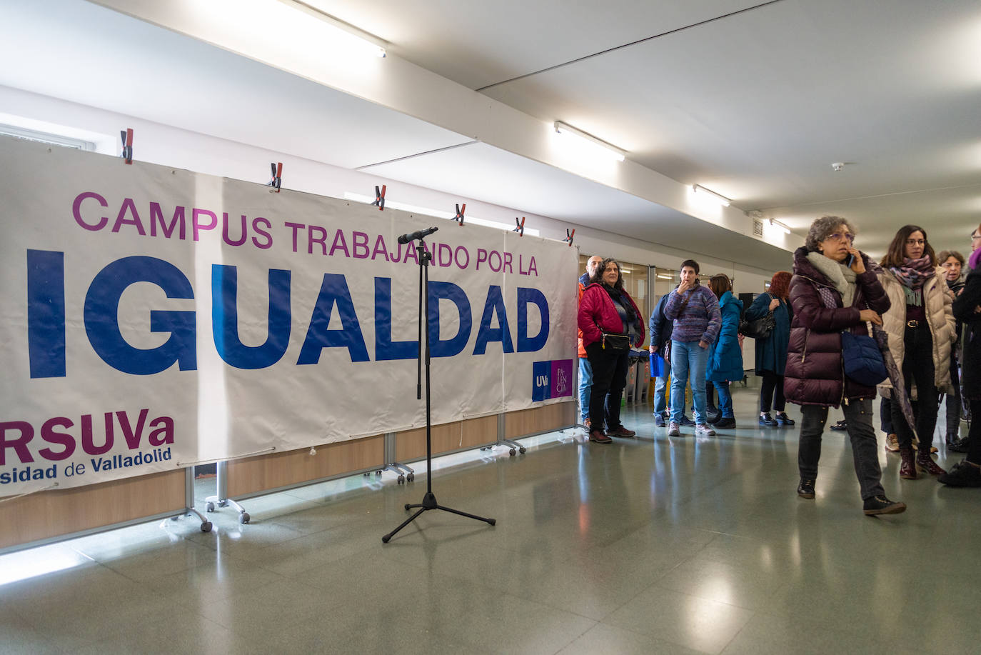 El campus de Palencia se suma a las reivindicaciones por la igualdad