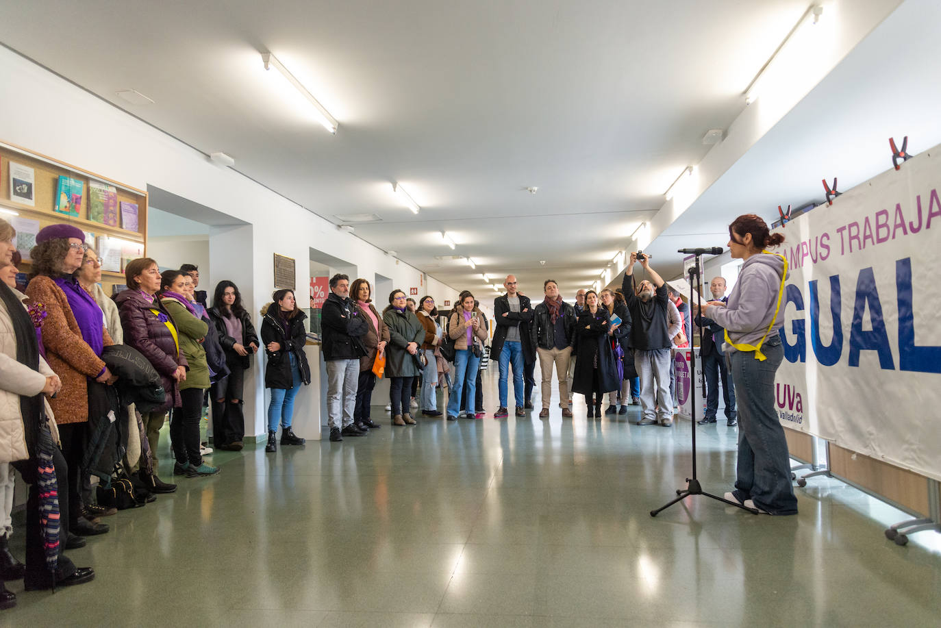 El campus de Palencia se suma a las reivindicaciones por la igualdad