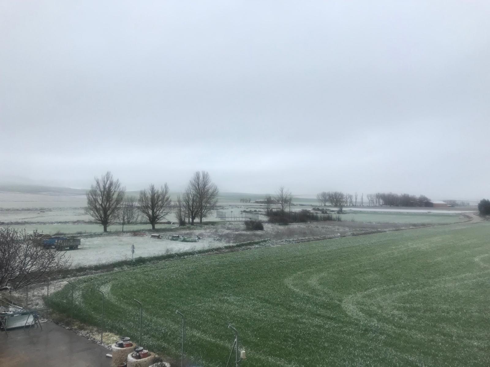 La provincia de Valladolid cubierta de nieve, en imágenes