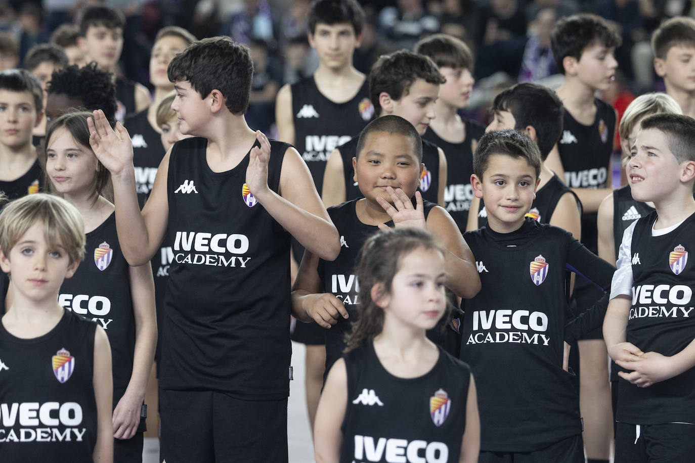 La presentación de la cantera del Real Valladolid de Baloncesto, en imágenes