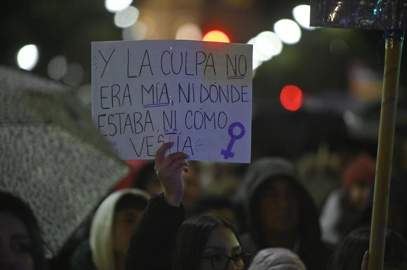 Las imágenes de la marcha feminista en Valladolid