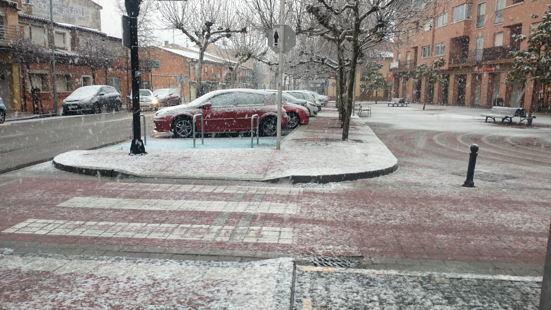 La provincia de Valladolid cubierta de nieve, en imágenes