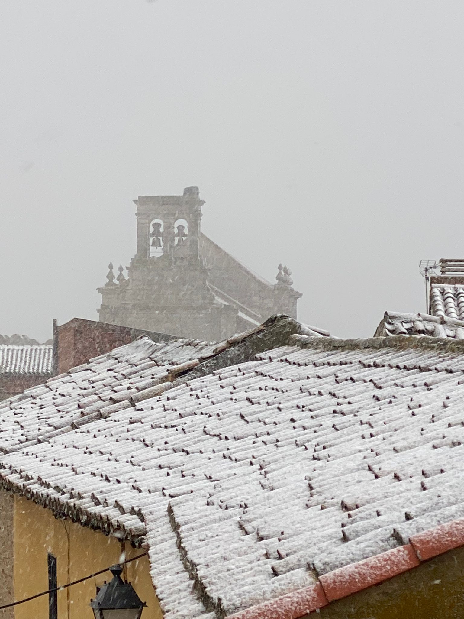 La provincia de Valladolid cubierta de nieve, en imágenes