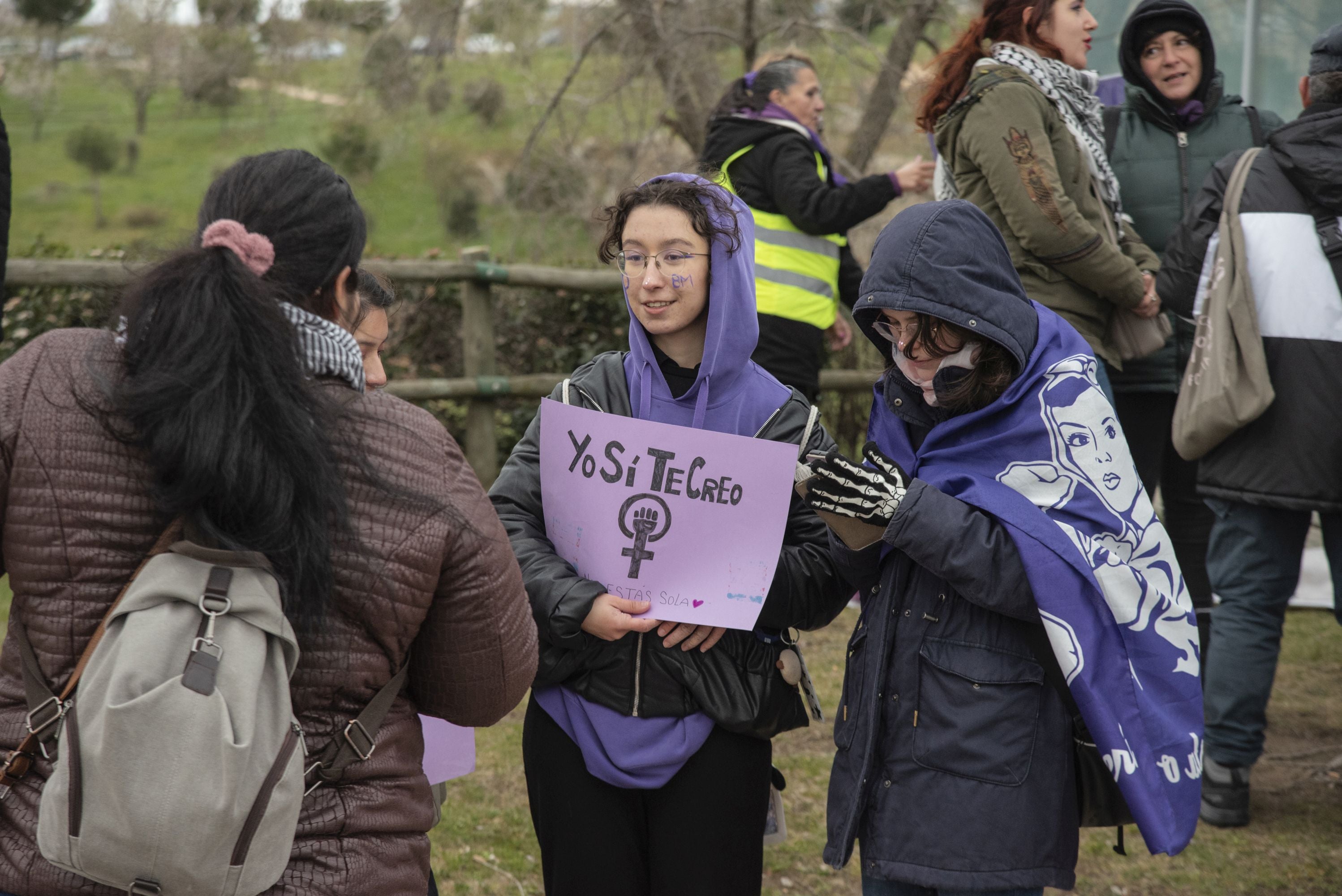 La manifestación del 8M en Segovia, en imágenes