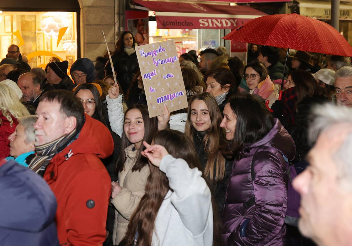 Marea palentina por el feminismo el 8M