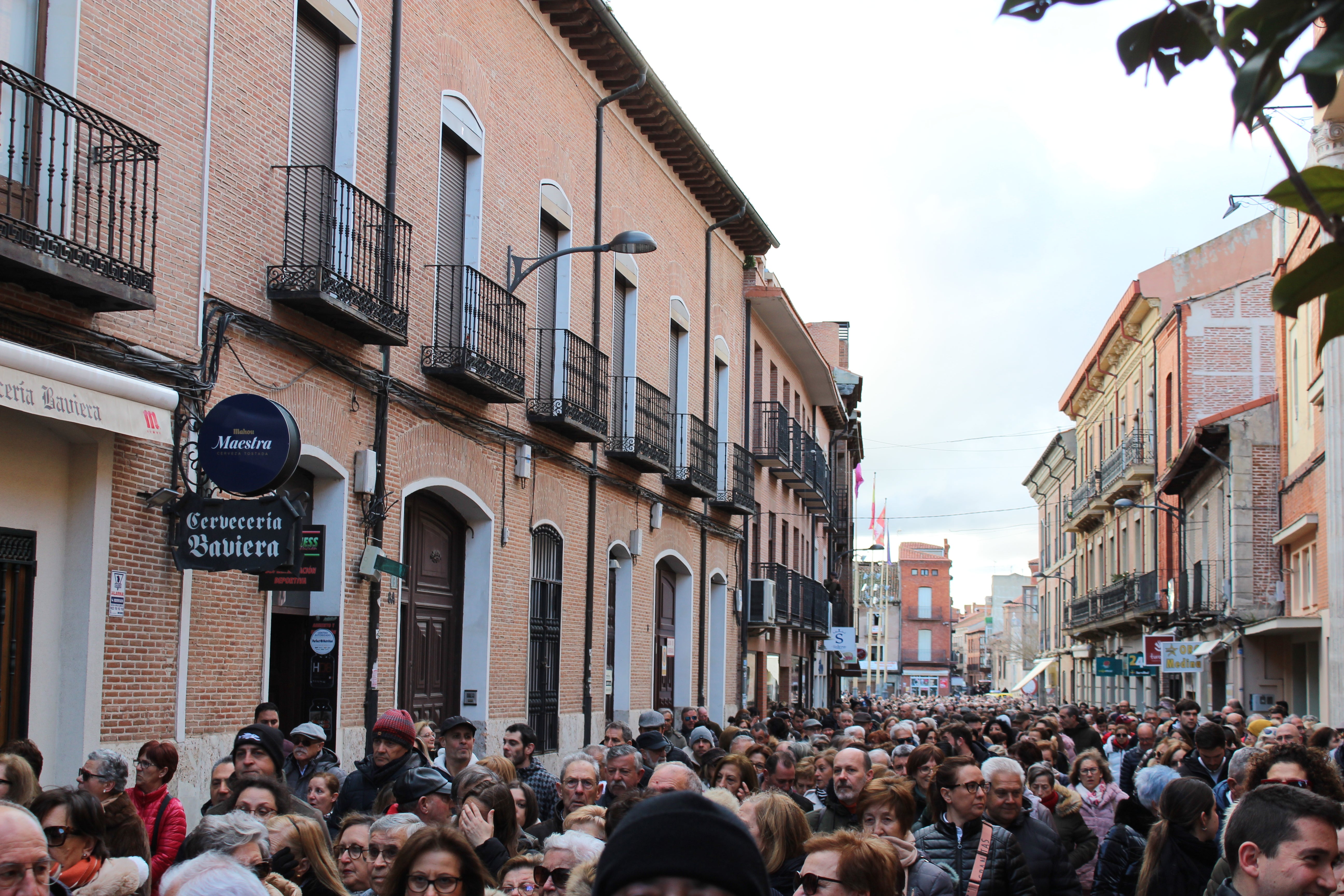 Manifestación en la calle Las Farolas
